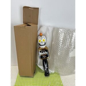 Modelo Negra Beer Tap Handle Day of the Dead Sugar Skull Cerveza 11 Inch New box